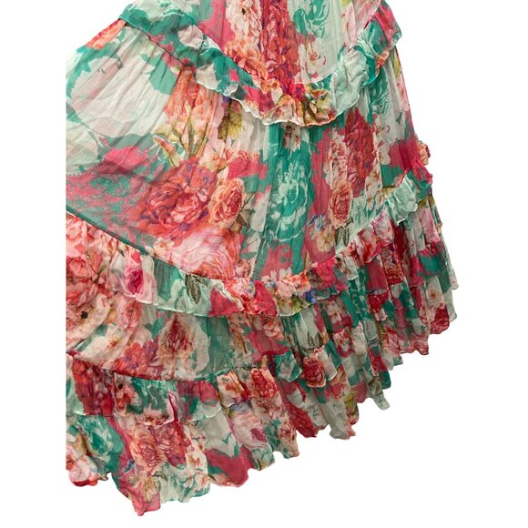 Rococo Sand $565 Floral Off-Shoulder Maxi Dress Medium NWT - Picture 7 of 9